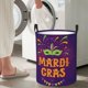 thumbnail image 5 of Fotbe Mardi Gras2 Cesto de Ropa con Asas, Cesto Impermeable de Gran Capacidad, Bolsa de Lavado para Dormitorio, Cesto de Ropa con Ruedas y Asas-Medium, 5 of 6