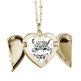 thumbnail image 1 of Tigre Blanco cabeza animal Collar colgante en forma de melocotón con alas Unbranded M, 1 of 3