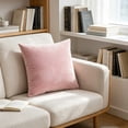 thumbnail image 3 of Dvumao Solid Color Velvet Pillow Cover, Sofa Cushion Cover for Living Room and Bedroom, Hidden Zipper, Machine Washable, 3 of 5
