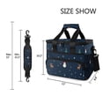 thumbnail image 3 of FORMRS Insulated Cooler Bag 24 Cans Capacity Soft Leakproof Lunch Box with Side Pockets, Christmas Whimsy, 3 of 7