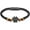 Black-20CM, variant on Pet Paw Print Ashes Cremation Jewelry Lava Stone Urn Bracelet for Ashes For Dog Cat for Ashes Dog Paw Pendant Bangle Stainless Steel Memorial Urn Jewelry 20CM-24CM