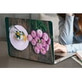 thumbnail image 4 of KSK KAISHEK Hard Shell Cover Compatible with Newest MacBook Air 13 inch with Retina Display and Touch ID USB Type-C + Black Keyboard Cover Model: A1932&A2179&A2337 m1 (Flower 1435), 4 of 5