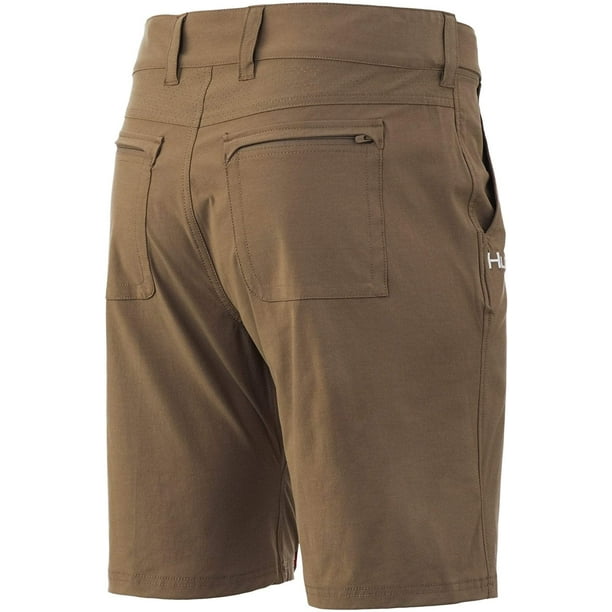 HUK Mens Next Level 10.5 Quick-Drying Performance Fishing Shorts with UPF  30 Sun Protection 