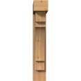 thumbnail image 2 of Ekena Millwork 7 1/2"W x 32"D x 44"H Merced Block Smooth Bracket w/ Offset Brace, Western Red Cedar, 2 of 25