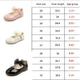 thumbnail image 5 of SAYOO Girls Leather Shoes, Solid Color Soft Sole Flat Shoes with Decorative Bow Knot, Pale Pink/ Beige/ Black, 5 of 5