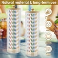 thumbnail image 5 of Ikoopy Acrylic Straw Holder, Clear Tumbler Straw Organizer Acrylic Straw Holder With Lid for Organizing Pen Cutlery Makeup Brush, 5 of 11