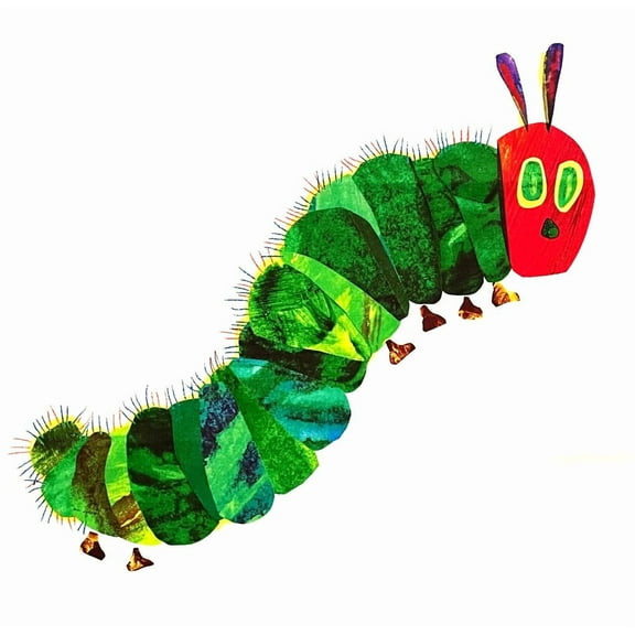 1 Panel – Very Hungry Caterpillar & Butterfly Block Cotton Fabric Quilt Panel (Great for Quilting, Sewing, Craft Projects, Wall Hangings, and More) 24" X 44"