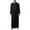 Black, variant on TFEOQRY Men's Hooded Arabic Thobe Long Sleeve Embroidered Robe Traditional Muslim Kaftan Gown Shirt Black