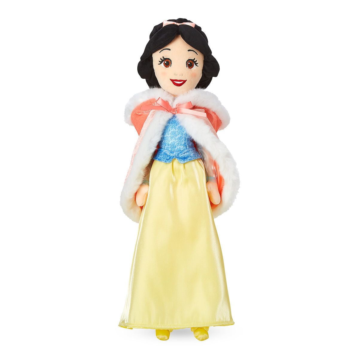 Disney Snow White Plush Doll in Winter Cape Medium New with Tags