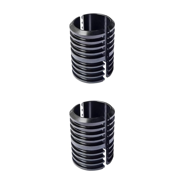 Soidarity Reductor de vástago de barra de mango de aleación extraíble de 25,4mm a 31,8mm ciclo de fijación accesorios de espaciador de cuña para Negro 2piezas Soidarity CBP216462