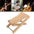thumbnail image 3 of Repose-pieds de Guitare en Bois Robuste Style Élégant 3 Hauteurs Réglables Tabouret Pliable pour Guitariste, 3 of 7