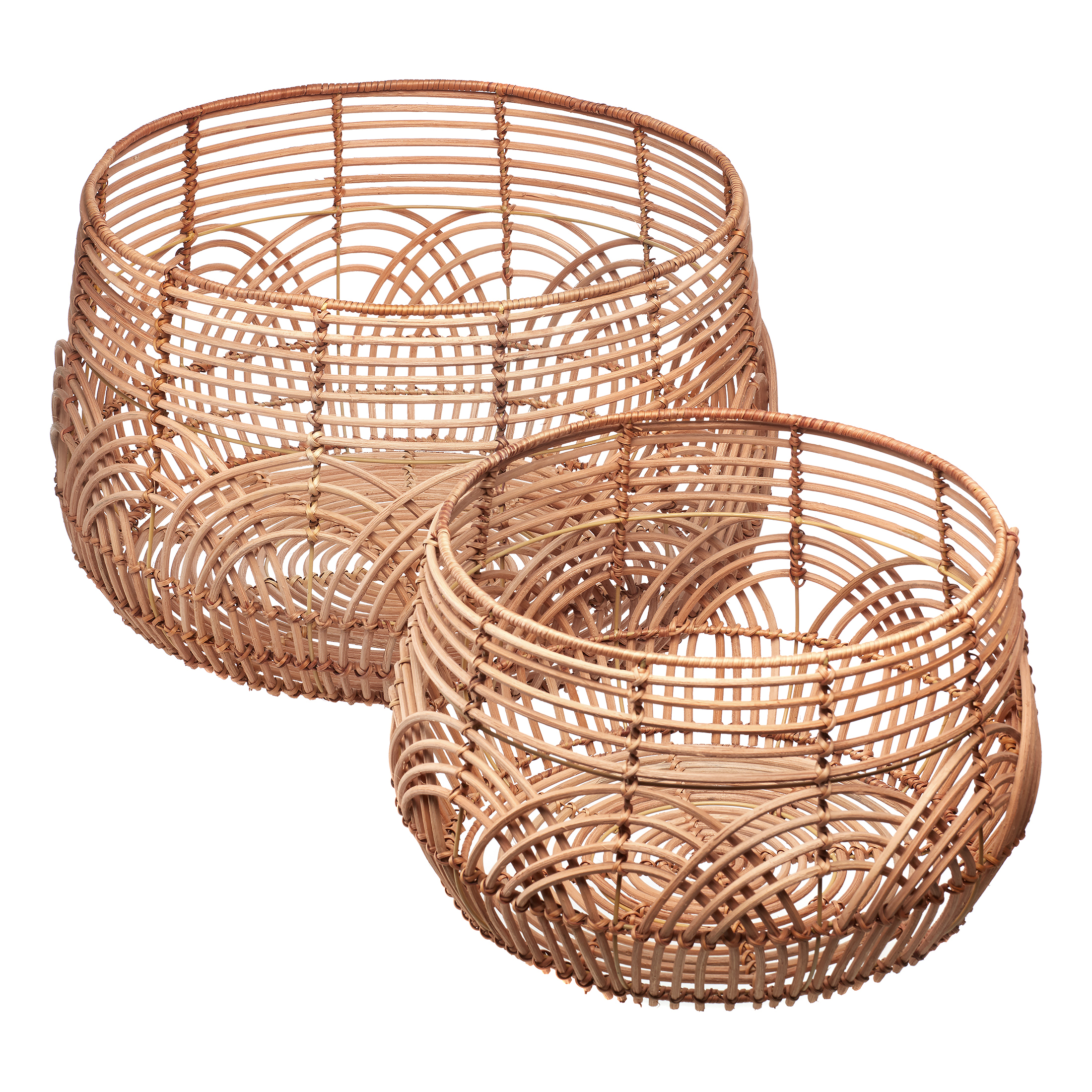 Laundry Storage Baskets, Rattan Storage Baskets for Kitchen, Storage B –  Silvia Home Craft