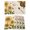 light pink, variant on Sunflowers Placemats Set of 6, Farmhouse Retro Butterfly Beige Yellow Placemats for Dining Table, Place Mats for Kitchen Tabletop, Waterproof Wipeable Dining Table Mats Set
