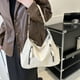 thumbnail image 5 of Bolso tote de PU blanco, cuero suave de gran capacidad para mujer, 5 of 6