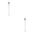 thumbnail image 4 of Yuarrent Cucharas de mango largo de acero inoxidable, bonita cucharadita de café con leche, postre para beber, cuchara de helado, accesorios Tipo 3 2piezas, 4 of 6