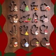 thumbnail image 2 of Kripyery 16Pcs/Set Christmas Cookie Cutter Santa Claus Reindeer Snowman Tree Food Grade Stainless Steel Press DIY Biscuit Maker Mold Kit Kitchen Baking Tools, 2 of 7