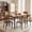 Rustic Brown, variant on 43" Dining Room Table Set for 2-4, 4 Piece Black Wooden Kitchen Table Set with Bench and 2 Chairs with Storage Rack, Small Space and Breakfast Nook