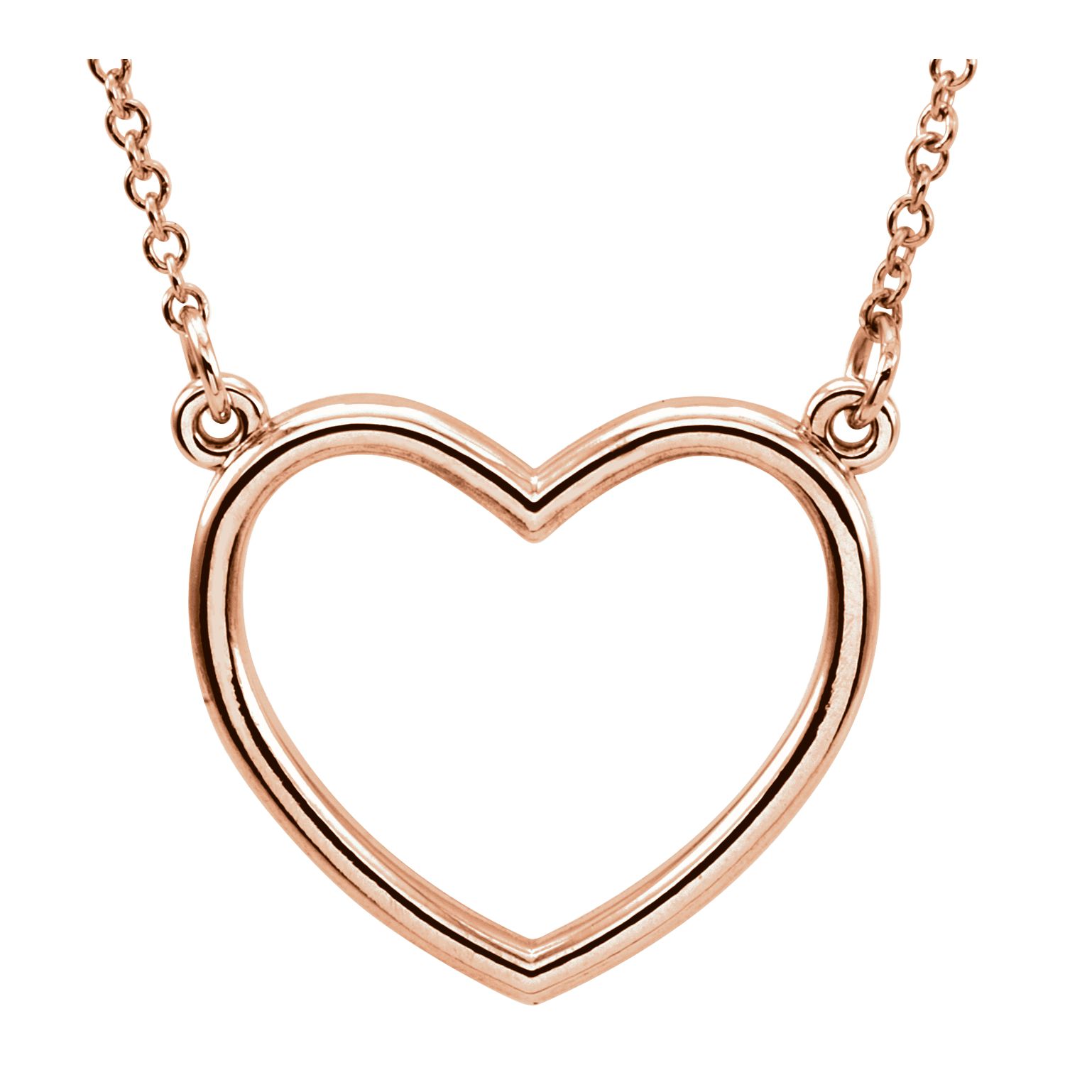 Diamond2Deal - 14K Rose Gold 13x13.75 