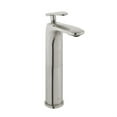 thumbnail image 2 of Sublime Single Hole, Single-Handle, High Arc Bathroom Faucet in Brushed Nickel, 2 of 11