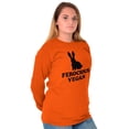 thumbnail image 4 of Ferocious Vegan Herbivore Bunny Long Sleeve TShirt Men Women Brisco Brands 5X, 4 of 6