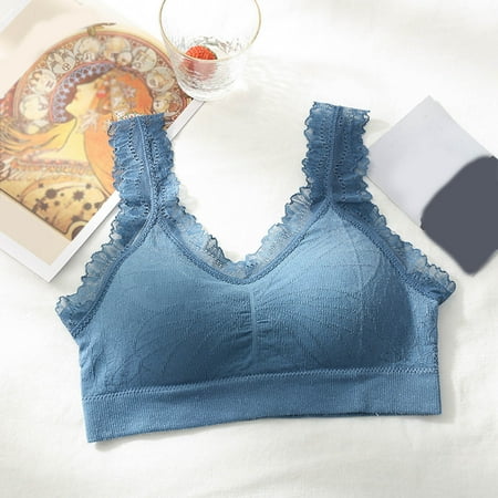 

〖TOTO〗Bras For Women Lace Beautiful Back Wrap Bust V Neck Bra Breathable Sports Underwear Bra