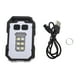 thumbnail image 1 of Linterna LED ABS con 8 modos de iluminación, 2 fuentes de luz, recargable por USB, portátil, mini llavero de bolsillo, luz de trabajo para acampar, hacer senderismo y pescar, 1 of 10