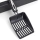 thumbnail image 4 of Recogedor de pala profunda Methold para arena de gatos Metal con soporte, 4 of 6