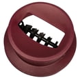 thumbnail image 2 of San Jamar KatchAll Magnetic Flatware Retriever Trash, Round Can Lid, 55 Gallon, Burgundy, 2 of 4