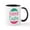 White/Black Inside, variant on CafePress - Happy Easter Mugs - 11 oz Ceramic Mug - Novelty Coffee Tea Cup