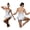 White, variant on iiniim Rhinestone Feather Bodysuit for Women Sparkly Nightclub Show Stage Leotard Latin Jazz Salsa Dancewear Red M