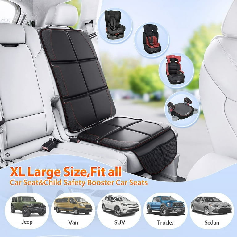 Famistar XL Waterproof Car Seat Protector with EPE Cushion, 2-Pack