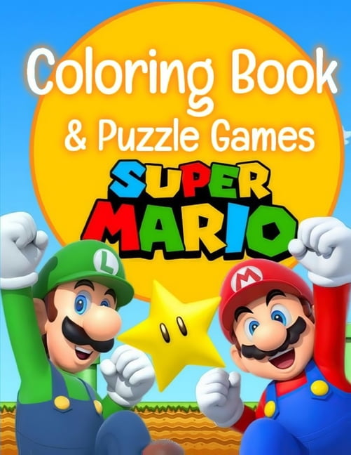 Super Mario Coloring Book A Fabulous Coloring Book For Adults For