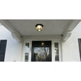 thumbnail image 2 of Design House 578518 Canterbury II LED Plafonnier Extérieur & 44; Noir, 2 of 5