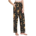 thumbnail image 2 of FORMRS Women's Pajama Pants with Pockets Soft Comfy Loungewear Sleep Bottom, Sizes S-2XL, Sun Moon and Stars Pattern, 2 of 8