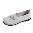 thumbnail image 5 of Purcolt Mesh Loafers for Women Comfort Casual Floral Embroidery Round Toe Slip On Boat Shoes Lightweight Soft Sole Flats Shoes for Walking Travel Vacation, 5 of 6