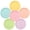 pastel rianbow, variant on Elcoho 72 pack Pastel Rainbow Paper Plates, 9 inch Thick Disposable Dinner Plates For Parties Celebrations