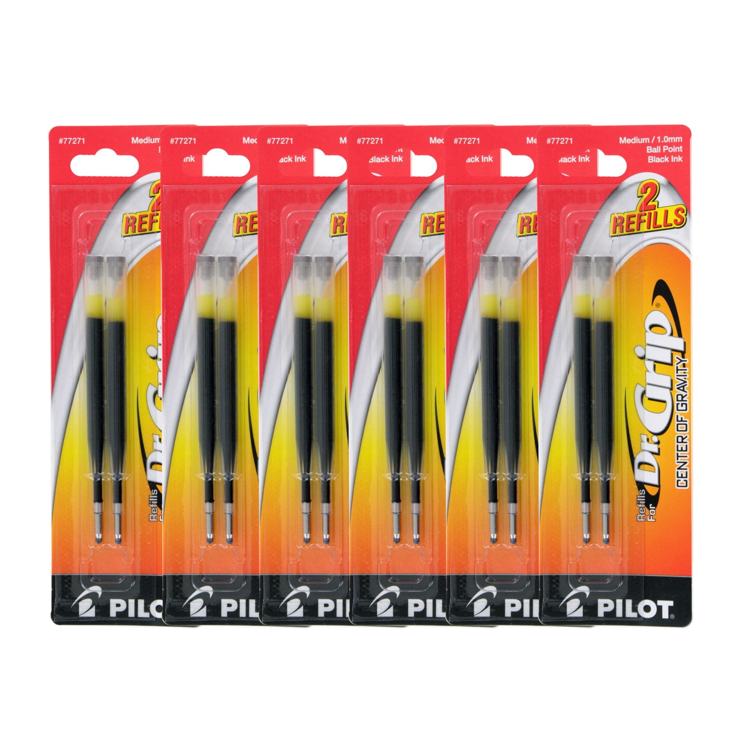 Pilot Dr. Grip Center of Gravity Ballpoint Pen Refills