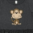 thumbnail image 4 of Inktastic Monkey Girls Toddler Dress, 4 of 5