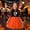 Orange, variant on Piuwrlz Girls Halloween Party Dresses Kids Girl Cos Perform Dress Purple Size 7-8 Years