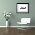 thumbnail image 3 of Trademark Fine Art 'Toledo Skyline WB-BW' Canvas Art by Marlene Watson, White Matte, Black Frame, 3 of 4