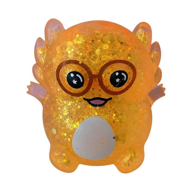QIPOPIQ Sugar Ball - Syrup Molasses Thick Glue/Gel Stretch Ball - Ultra Squishy and Moldable Slow Rise Relaxing Sensory Fidget Stress Toy Cute Adorable RANDOM COLORS