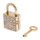 thumbnail image 1 of Bling Diamante Square Lock Equipaje de viaje Maleta pequeña con 2 colores Sunnimix Candado, 1 of 7