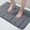 Grey, variant on Memory Foam Bath Mat,47" x 17",Ultra Soft and Non-Slip Bathroom Rugs,Water Absorbent and Machine Washable Bath Rug Runner for Bathroom,Shower,and Tub,Black