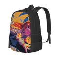 thumbnail image 1 of Easygdp Colorful Gecko Jungle Art Mochila de Gran Capacidad Minimalista Ideal para Escuela, Viajes y Uso Diario, 1 of 6