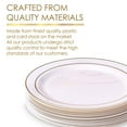 thumbnail image 6 of DISPOSABLE DINNERWARE SET, 20 Side Plates | Glare Ivory/Gold (7.5"), 6 of 7