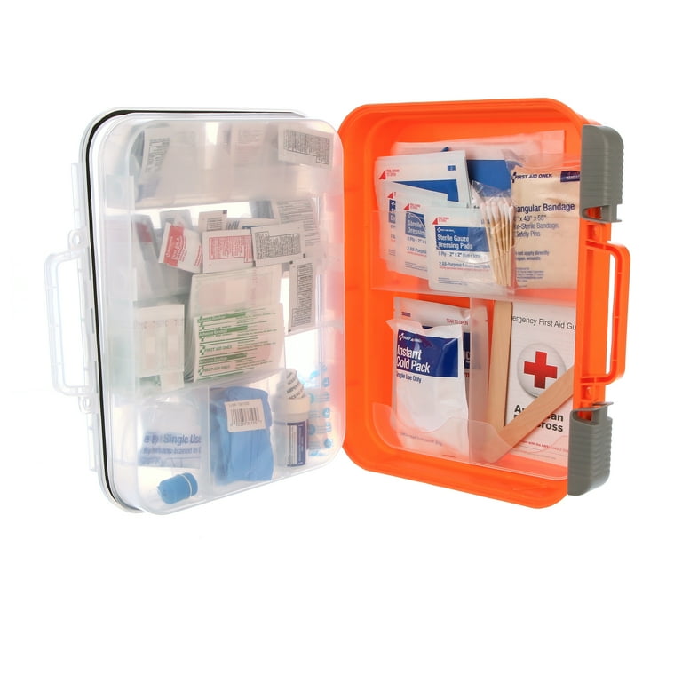 ANSI Class A Bulk First Aid Kit, 210 Pieces, Plastic Case ANSI Class A Bulk First Aid Kit, 210 Pieces, Plastic Case