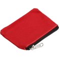 thumbnail image 1 of HUGFEGWE 3" x 5" Coin Purse Pouch, Change Purses Small Organizer Bags with Zipper Canvas for Home, Red CJB91-15060, 1 of 5