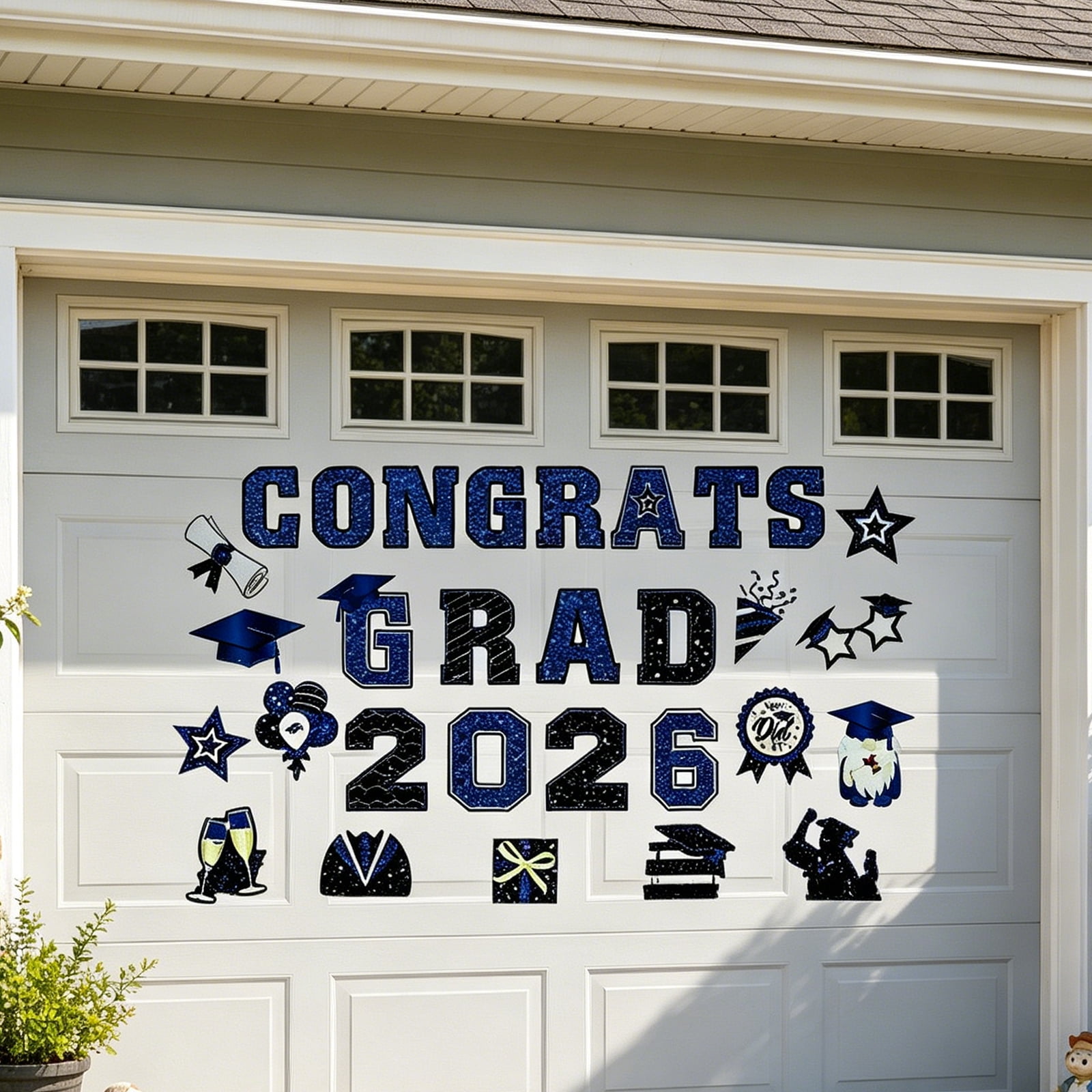 Car Magnets, 2026 Graduation, Suitable for Graduation Celebration, Have 30 Pieces Decorative Magnets