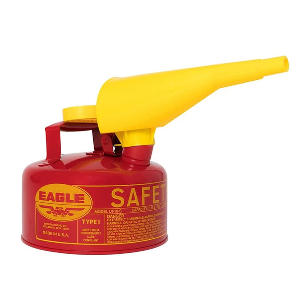 Galvanized Steel Safety Container Type II Safety Can 5 Gallon - Red ...