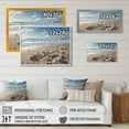 thumbnail image 4 of Designart "Seaside Seashell Treasures III" Modern Landscape Beach Wall Art For Bathroom, 4 of 5